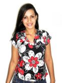 Blusa Liganete Estampada REF 032 (Pacote com 10 unidades)