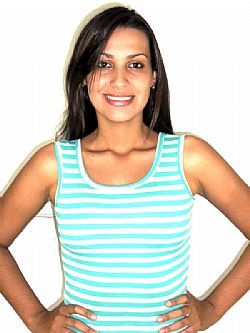 Blusa Listrada de Ribana Adulto REF 029 (Pacote com 10 unida