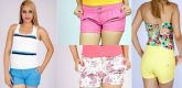 Short Curto Liso REF 070 (Pacote com 10 unidades)