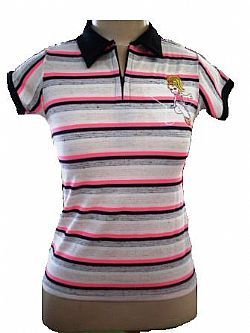 Blusa Listrada Gola Polo REF 036 (Pacote com 10 unidades)
