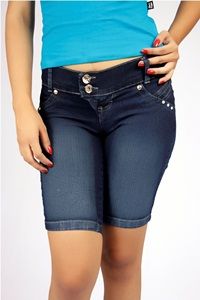 Bermuda Jeans Feminina REF 007 (Pacote com 10 unidades)