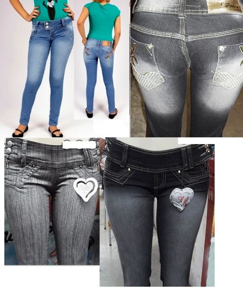 Calça Cigarrete Jeans Fem REF 100 (Pacote com 10 unidades)