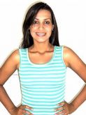 Blusa Listrada de Ribana Adulto REF 029 (Pacote com 10 unida